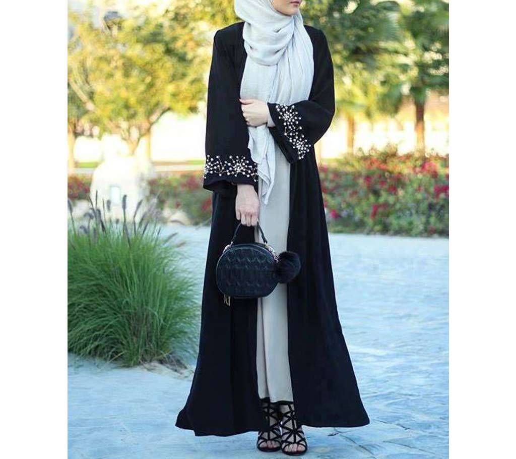 Double Layer Elegant Embroidery Abaya  