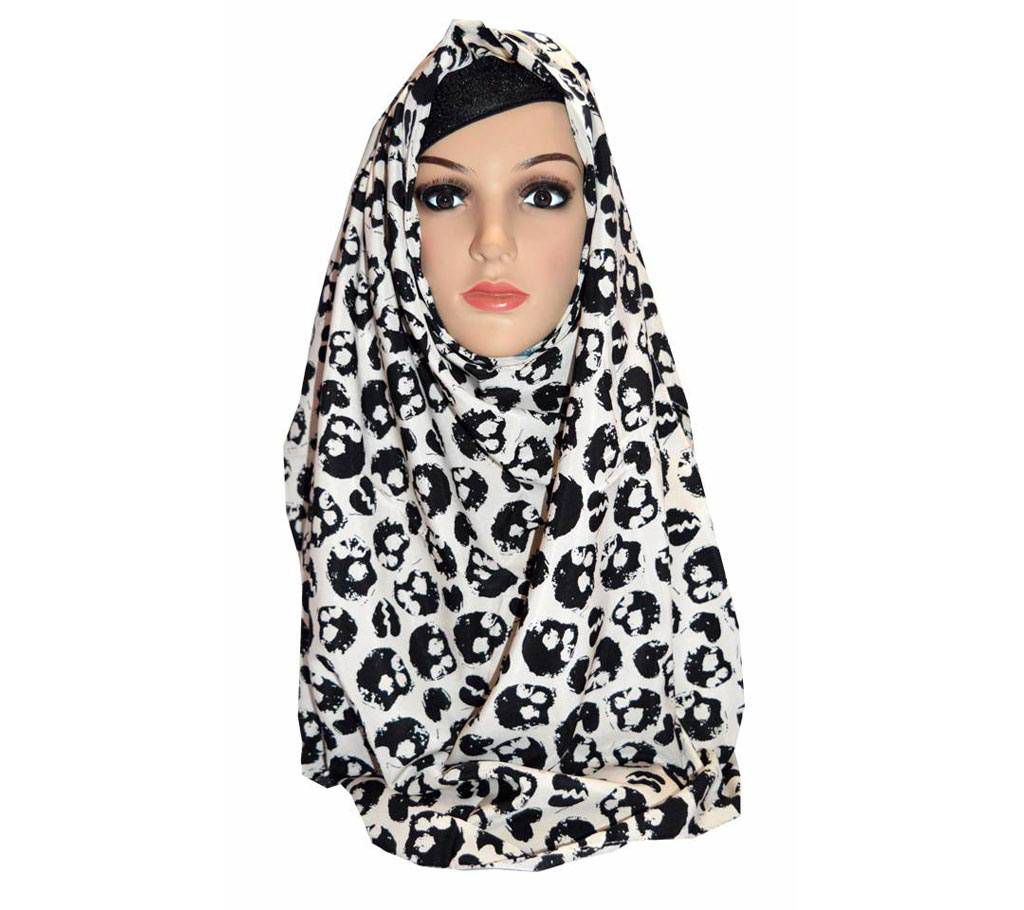 Silk georgette print hijab