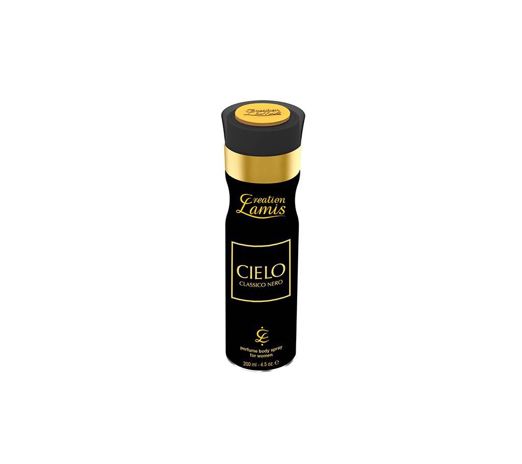 CIELO Classico Nero perfume Body Spray women 200ml UAE
