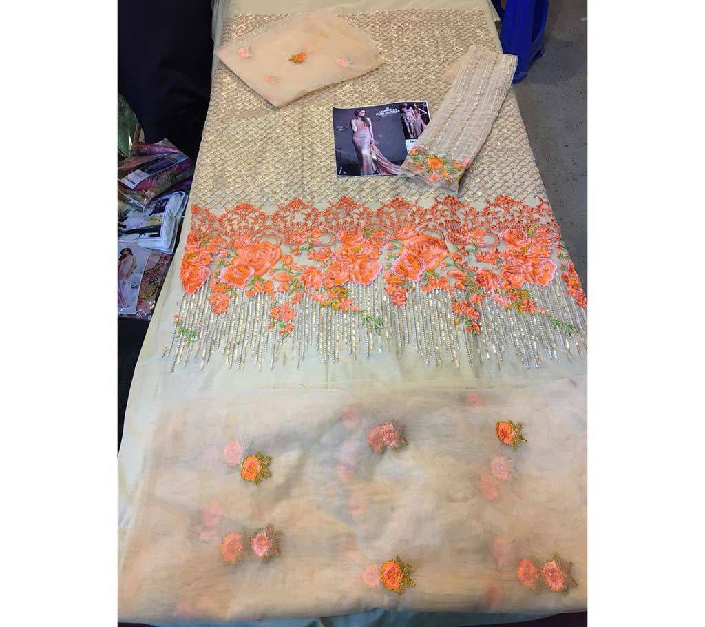 Sana Safinaz original un stitched cotton three piece 