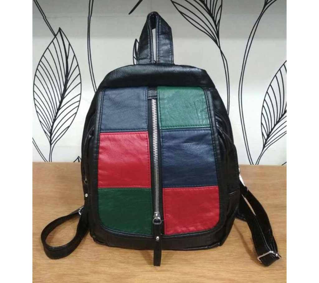 Ladies Artificial Leather Backpack