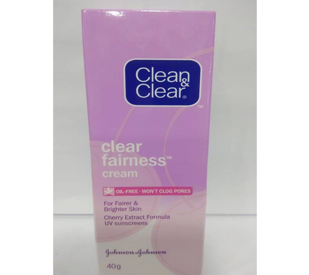 Clear & clear fairness cream