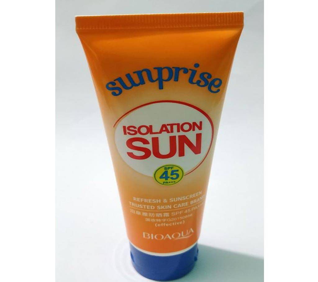 BIOAQUA Sunscreen SunpriSe Isolation Sun Water Resistant SPF4 80gm (China)5