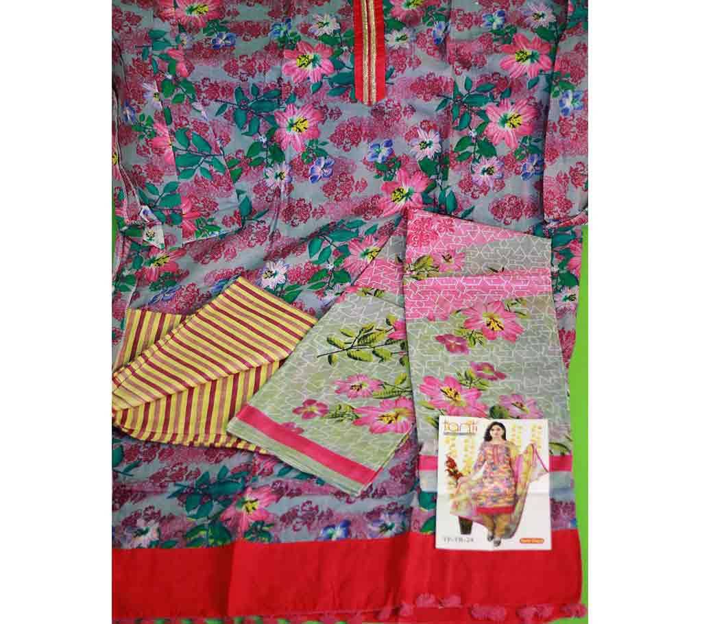 Unstitced Cotton Salwar Kameez for Women - RP020