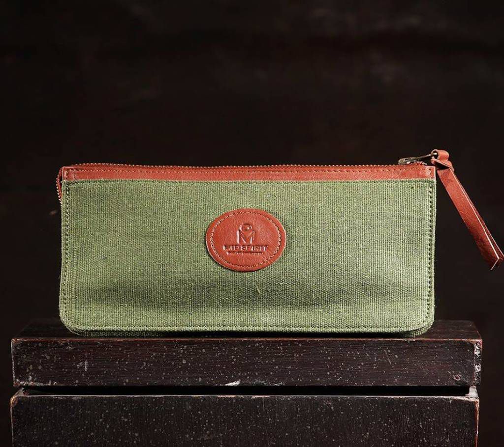 Mira- Pickle Green hand purse