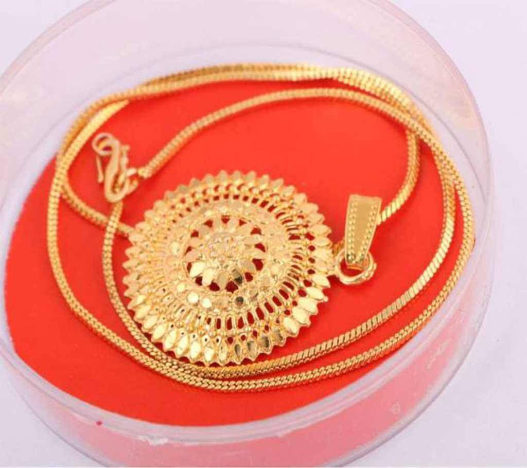 red cotton sharee with pendant free 
