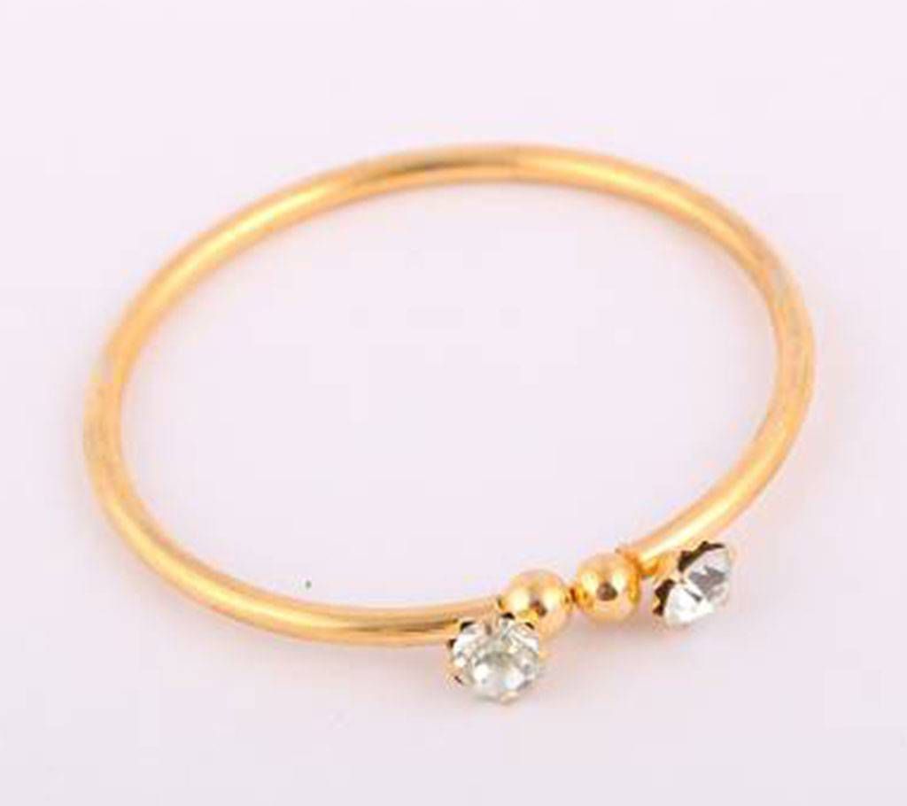 Gold Plated Stone Setting Bangles 2 pc