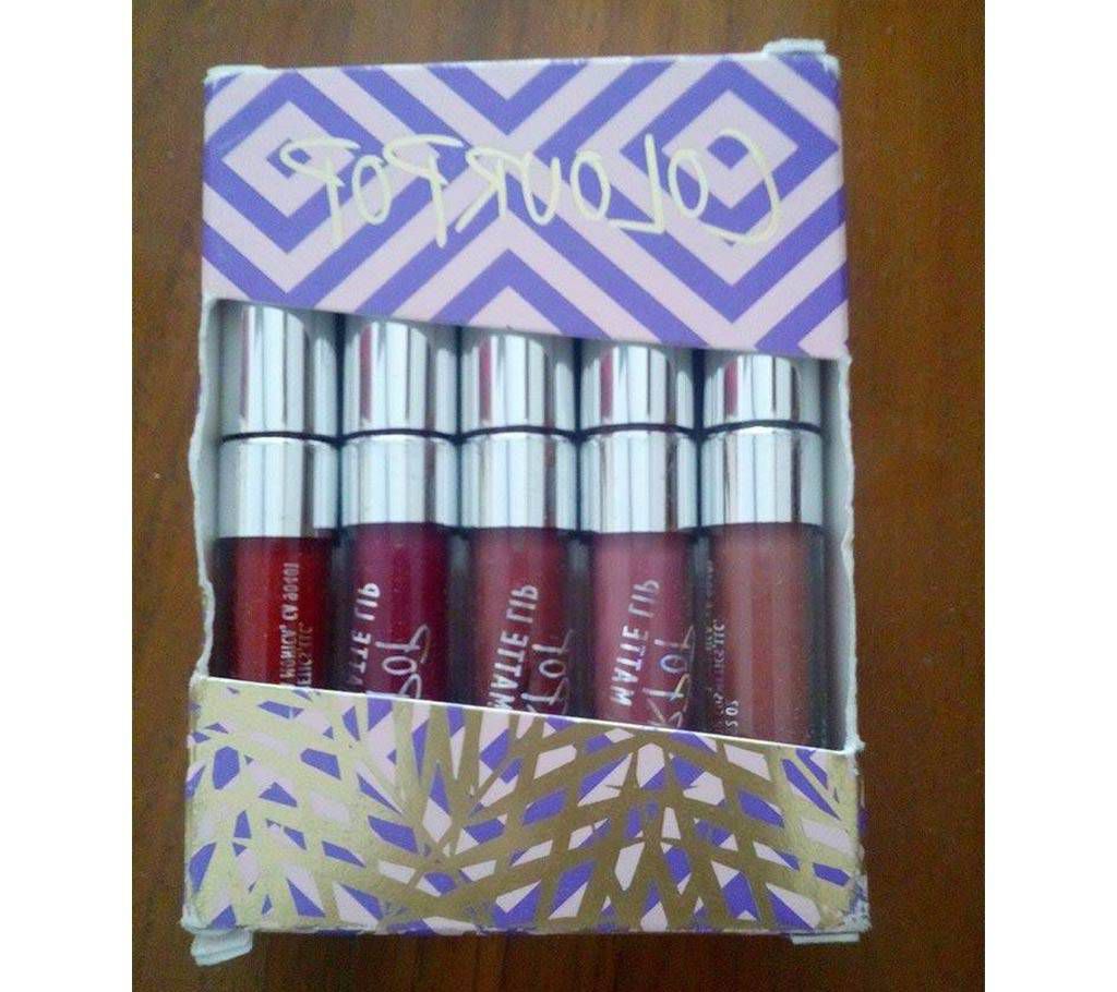 Colorpop Foxy mini size lipstick- 5 pieces combo 