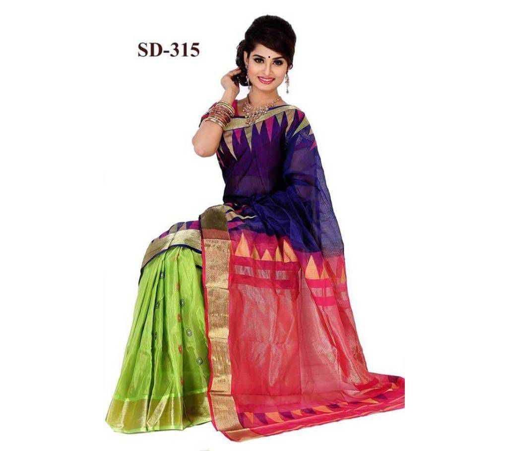 Tangail weaving Half silk sari