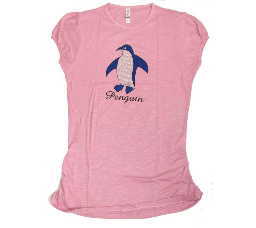 Penguine Cotton Ladies T-Shirt 