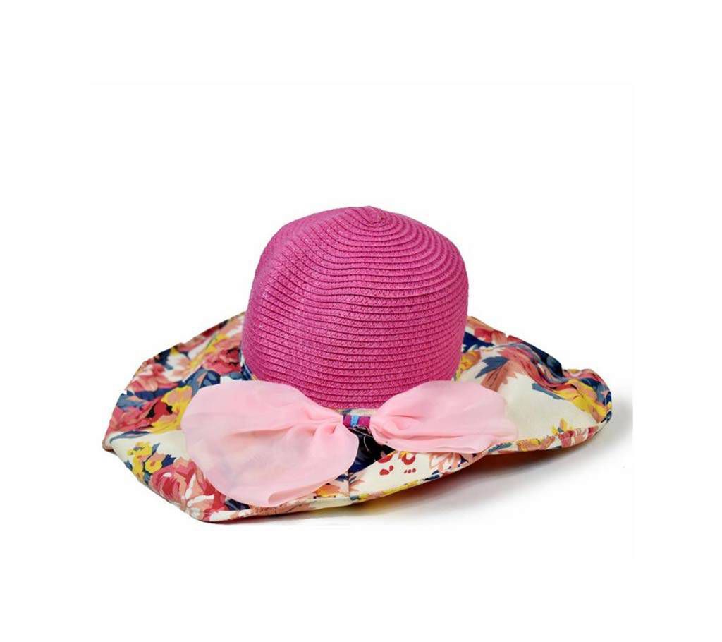 Multi - Color Mixced Fabric Hat for Women