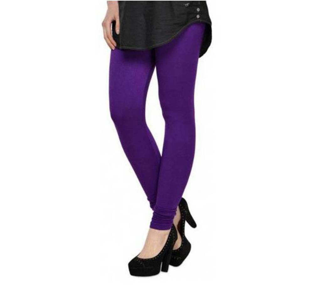 China Linen Leggings - Purple