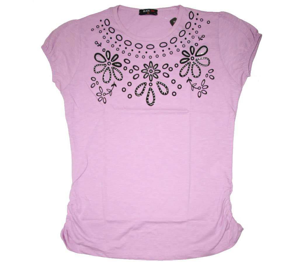 Floral Design Ladies T Shirt