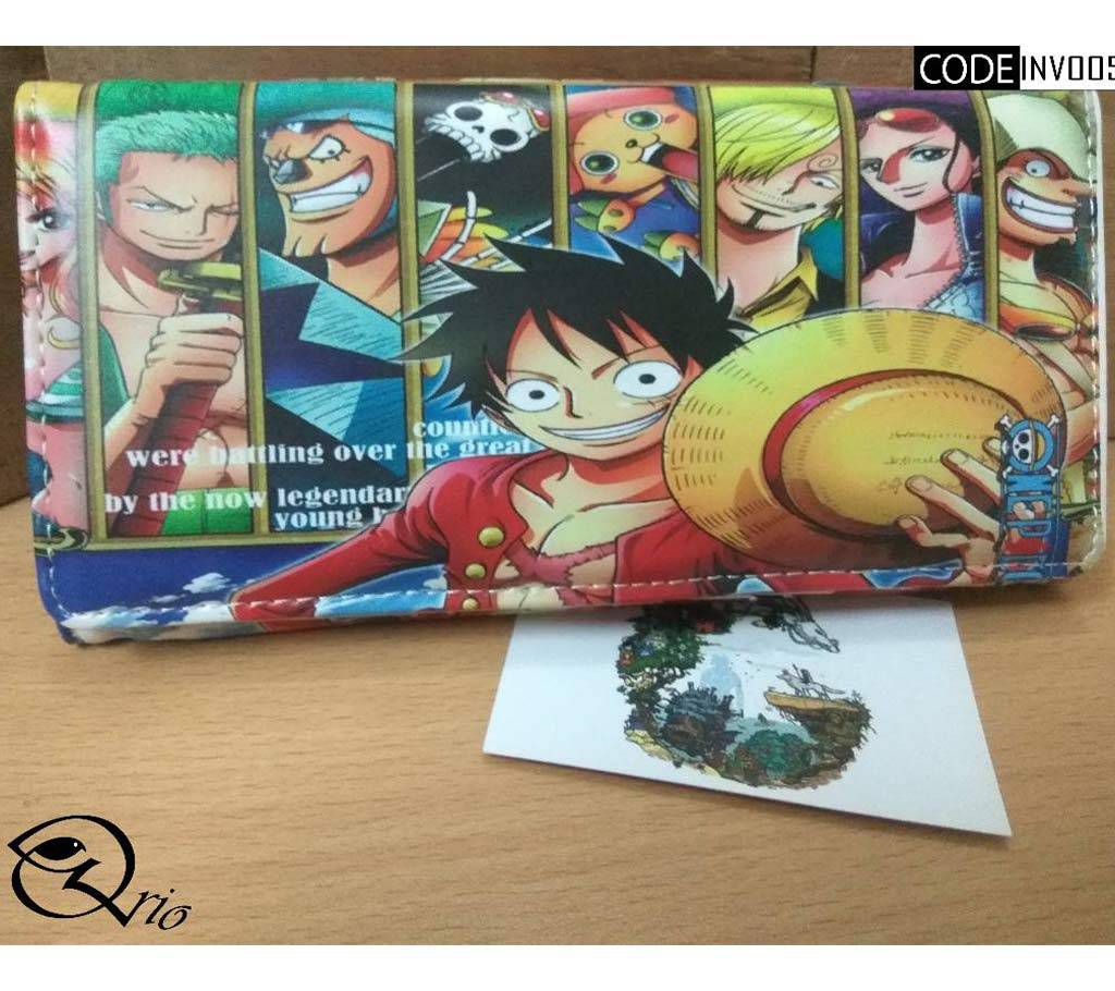One Piece Large Wallet: One Piece Anime Ladies Wallet