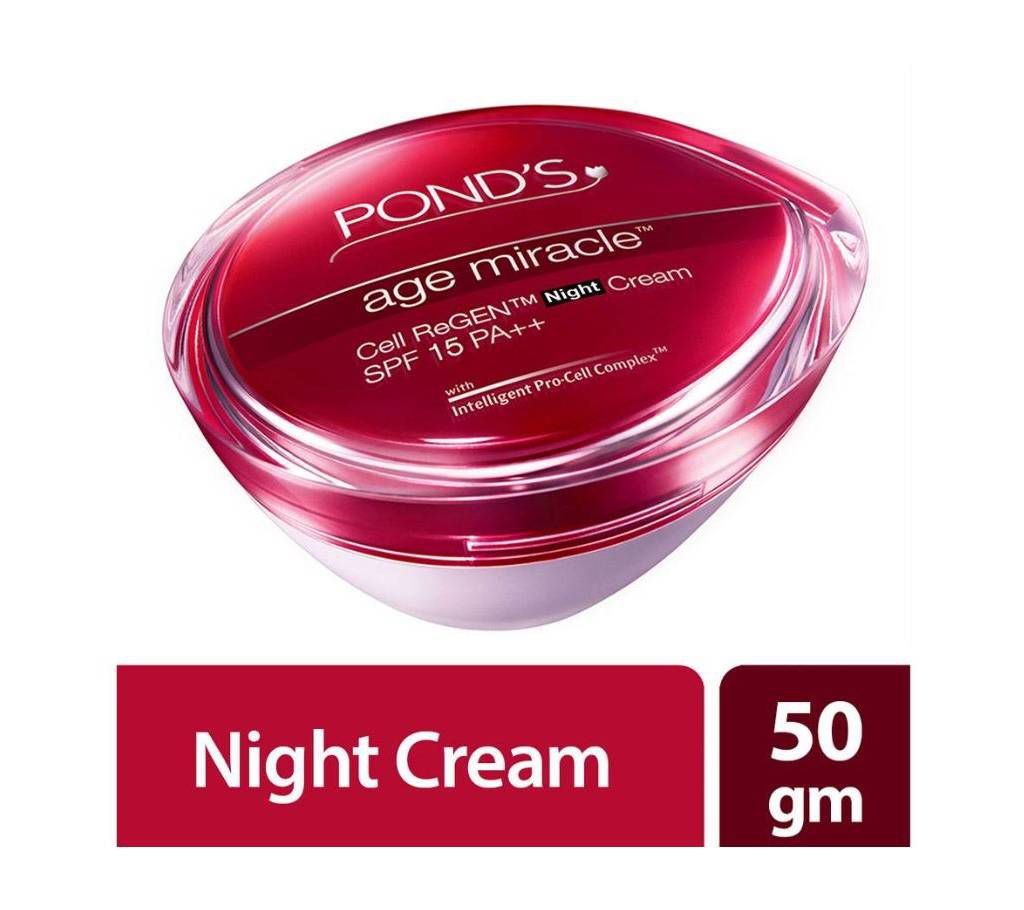 Ponds Night Cream Age Miracle 50g India 