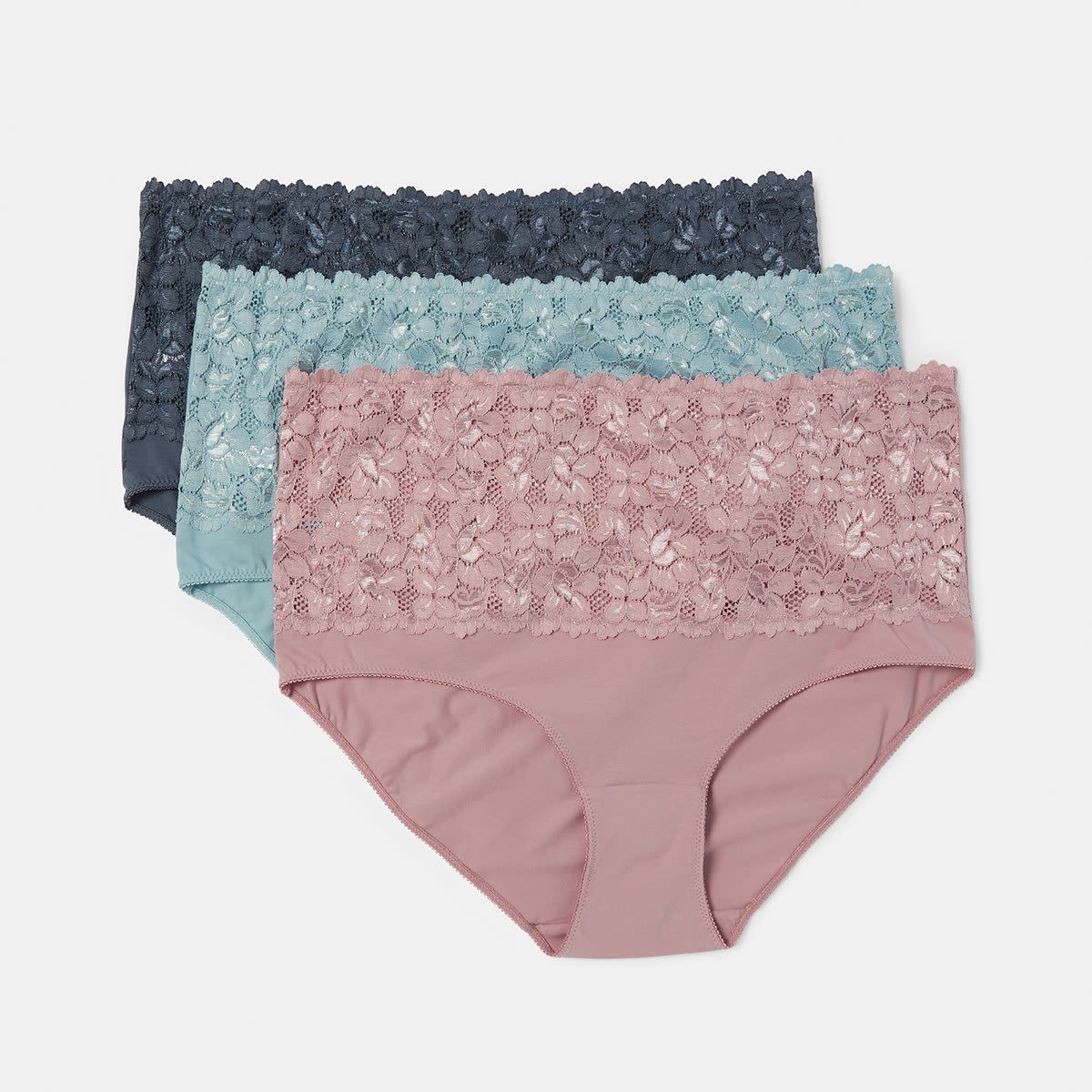 3 Pack Curve Cotton Stretch Full Briefs