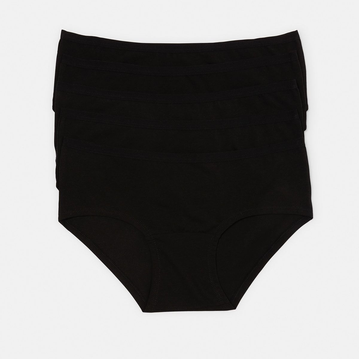 5 Pack Cotton Stretch Boyleg Briefs