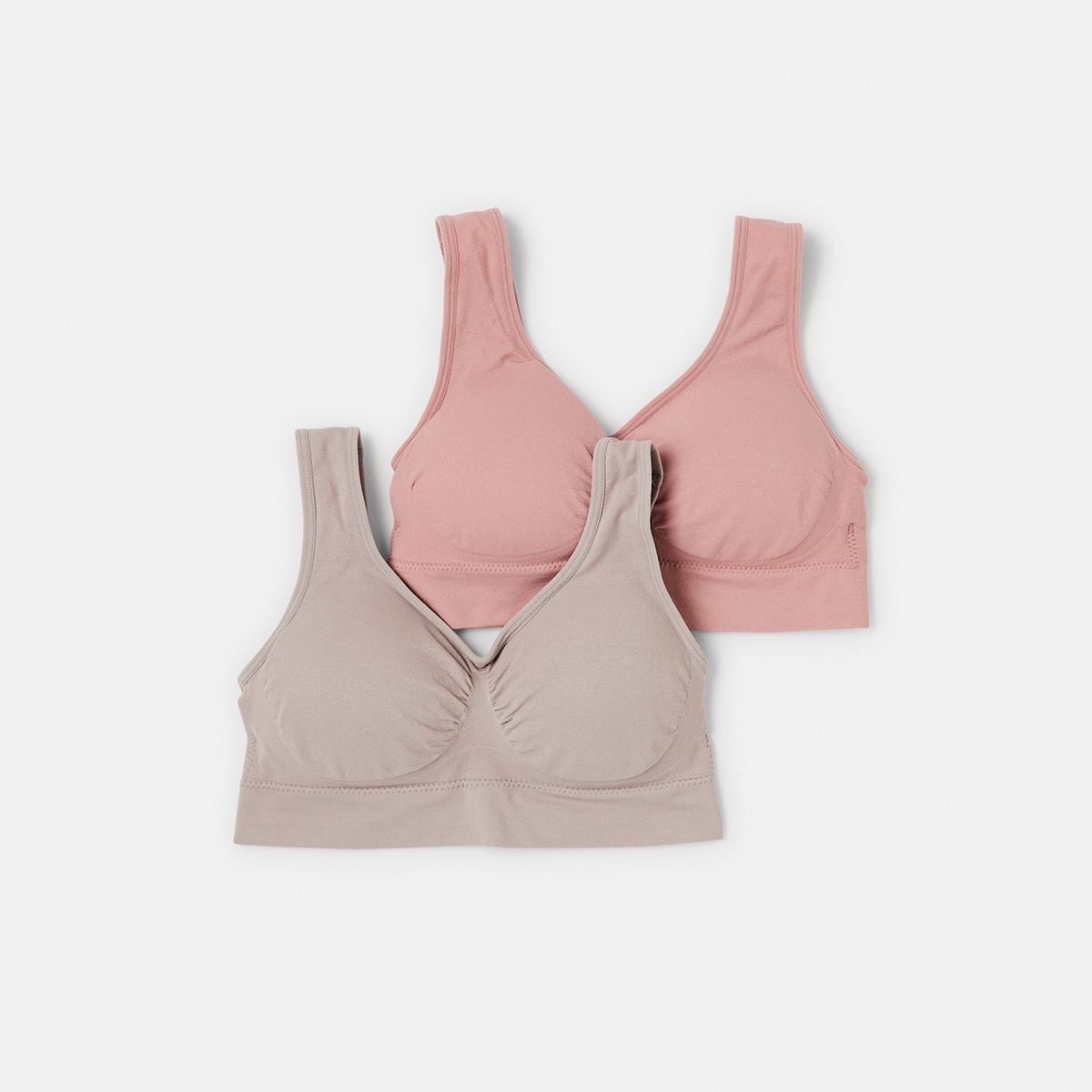 2 Pack Wirefree Seamfree Crop