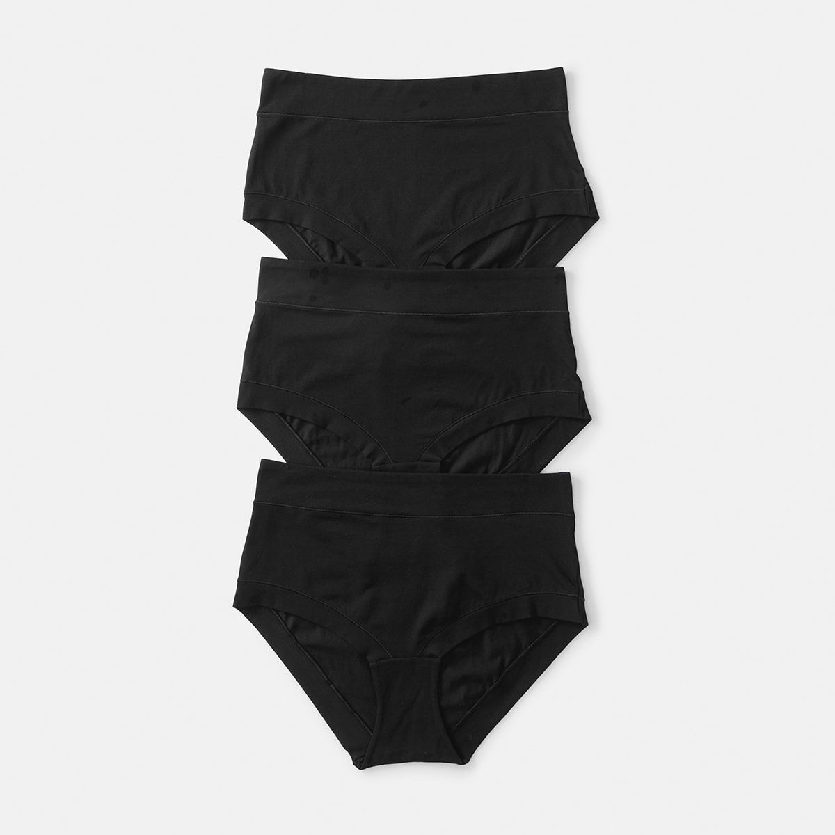 3 Pack Cotton Stretch Comfort Full Briefs