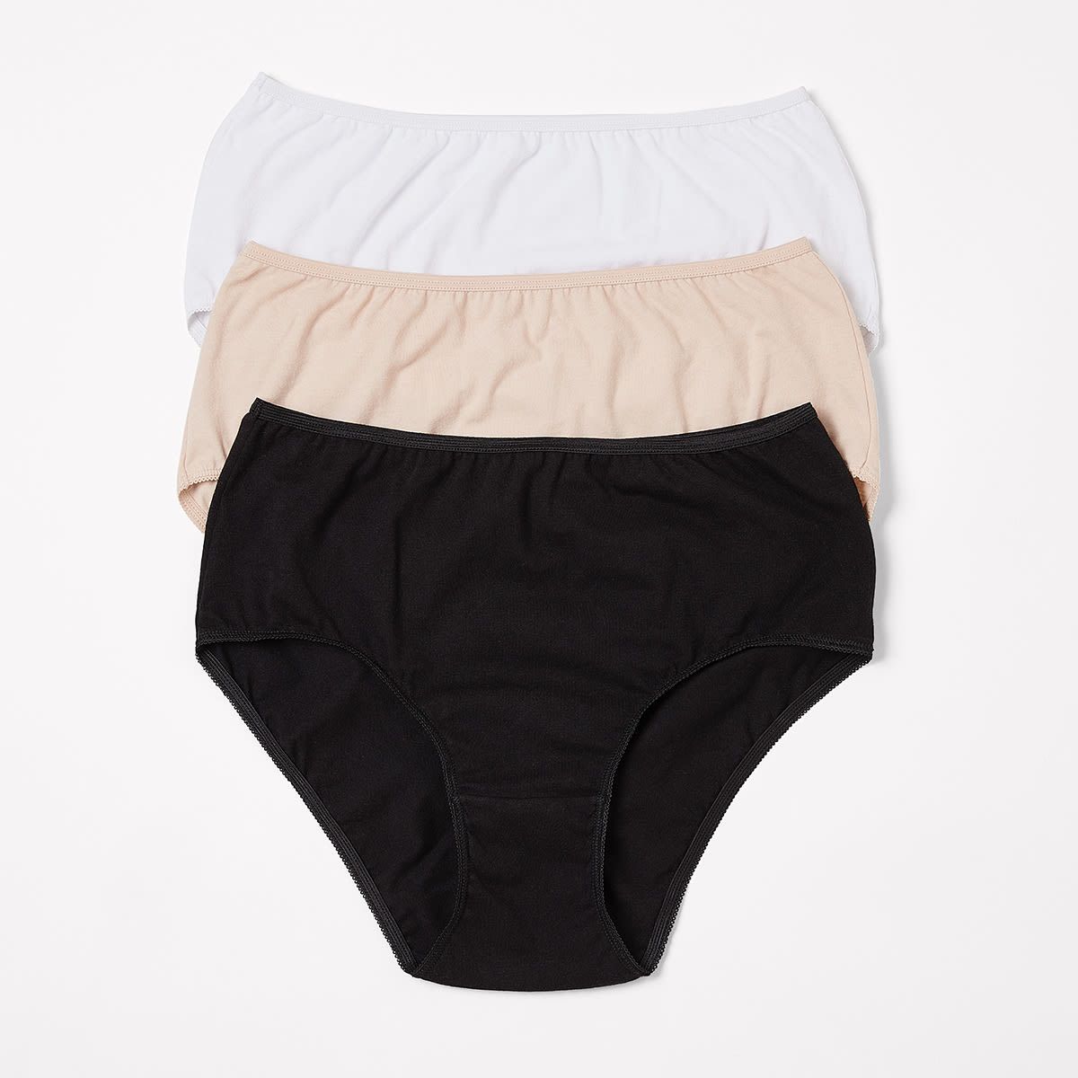 3 Pack Cotton Full Briefs