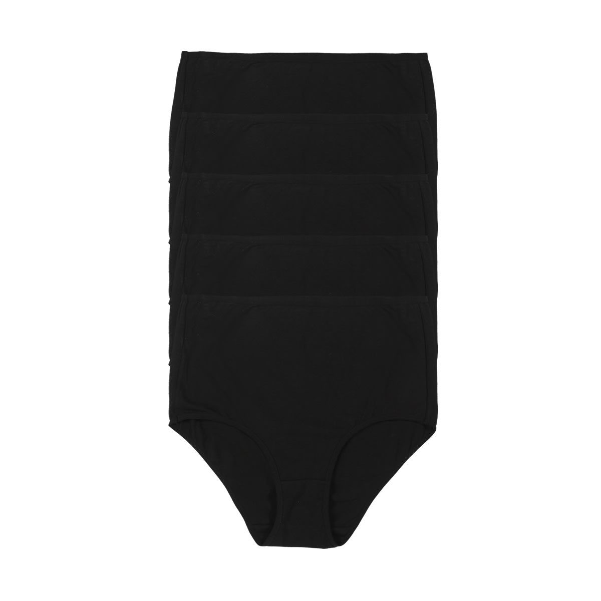 5 Pack Cotton Stretch Full Briefs