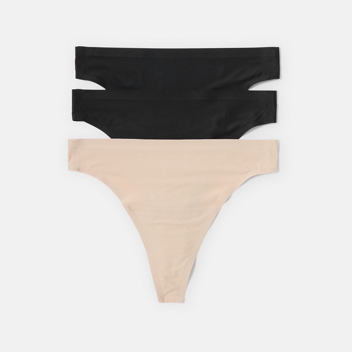 3 Pack Outta Sight Super Stretch G-String Briefs