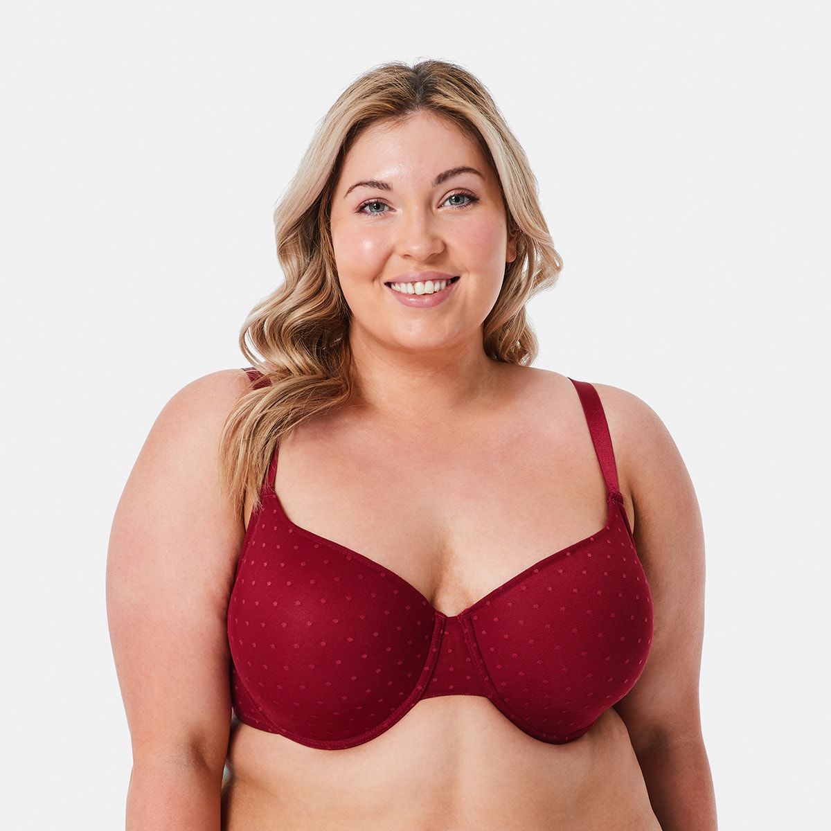 Full Figure Mesh T-Shirt Bra