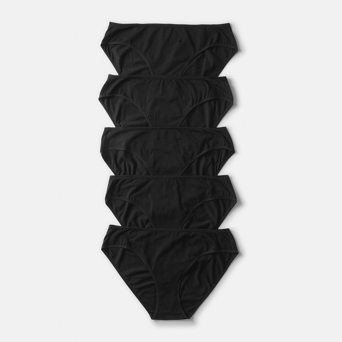 5 Pack Curve Cotton Stretch Hi-Cut Briefs