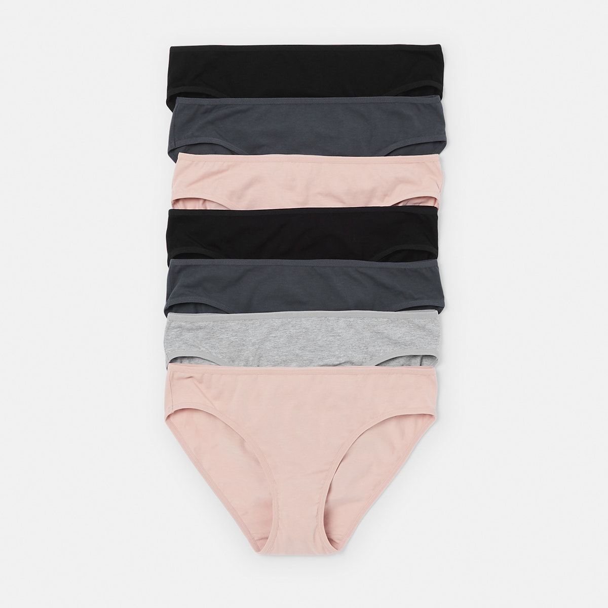 7 Pack Cotton Stretch Bikini Briefs