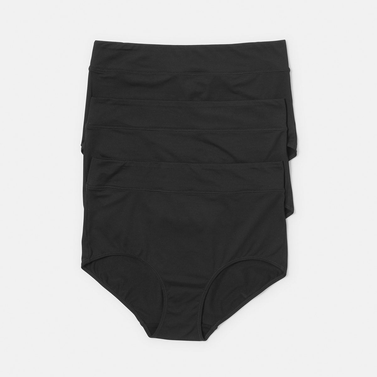 3 Pack Ultrasoft Recycled Polyester Full Briefs