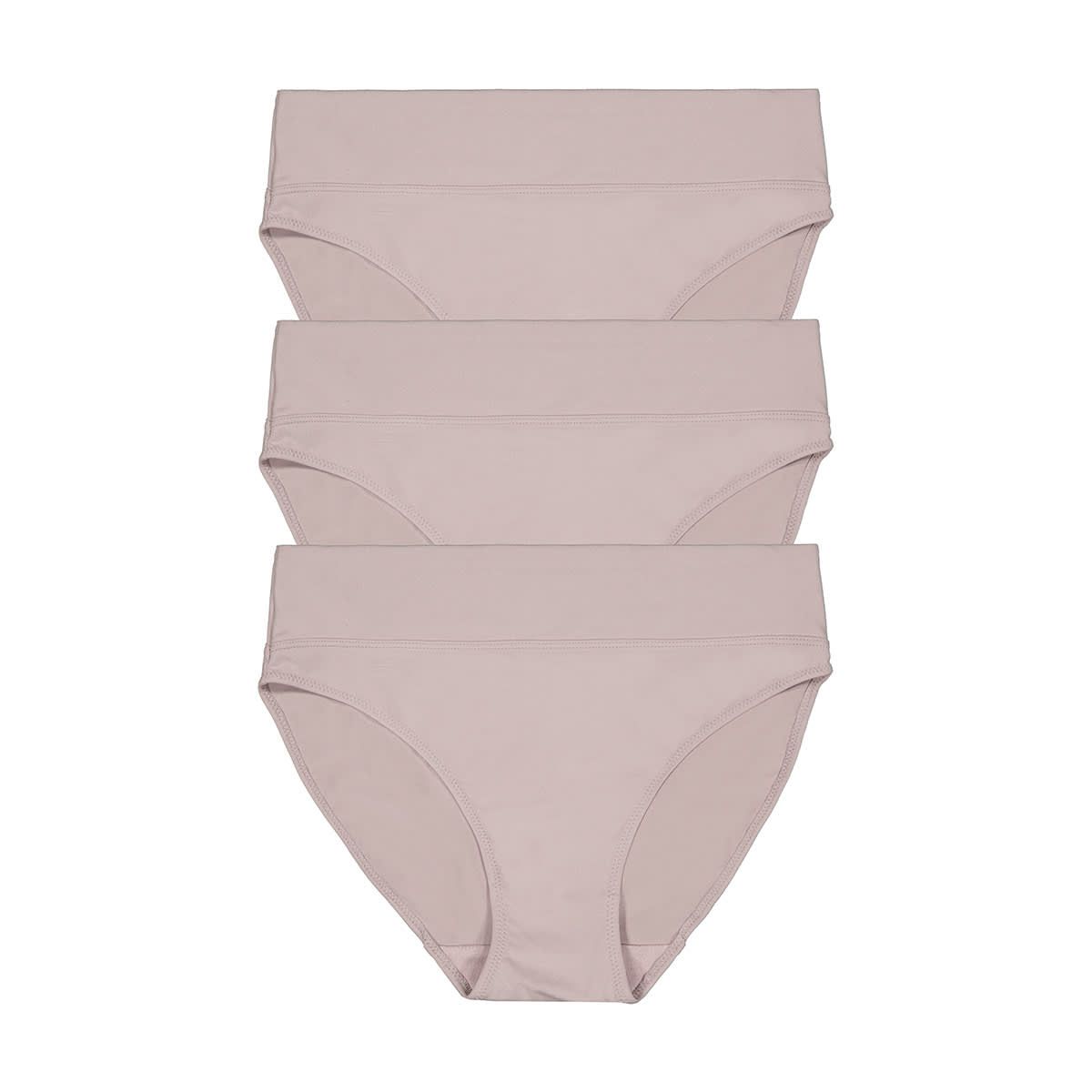 3 Pack Ultra Soft Hi-Cut Briefs