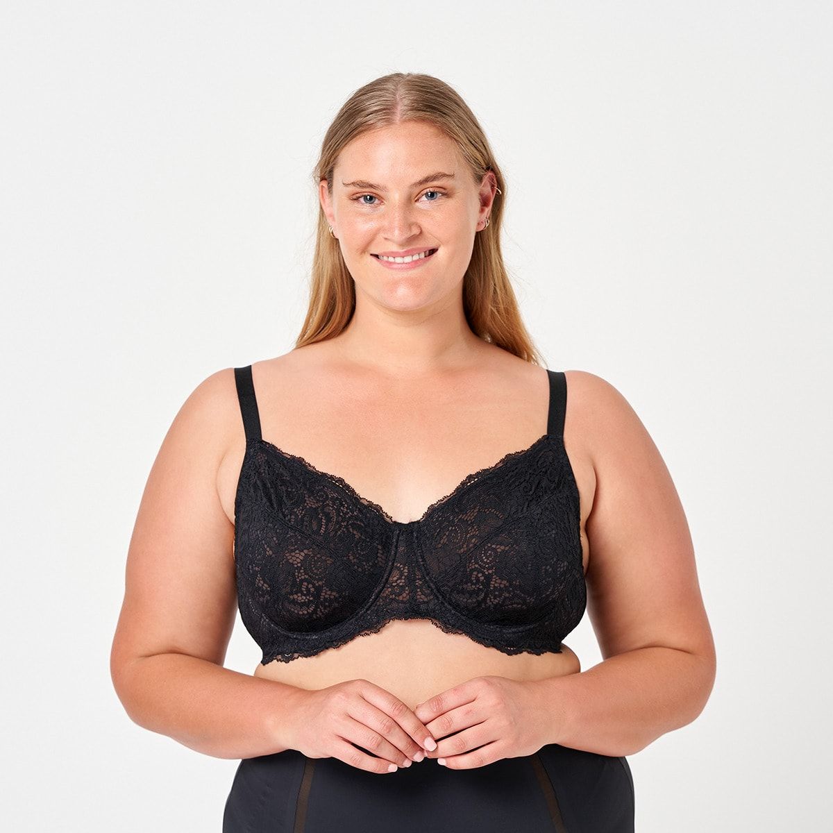 Full Figure Lace Soft Cup Bra