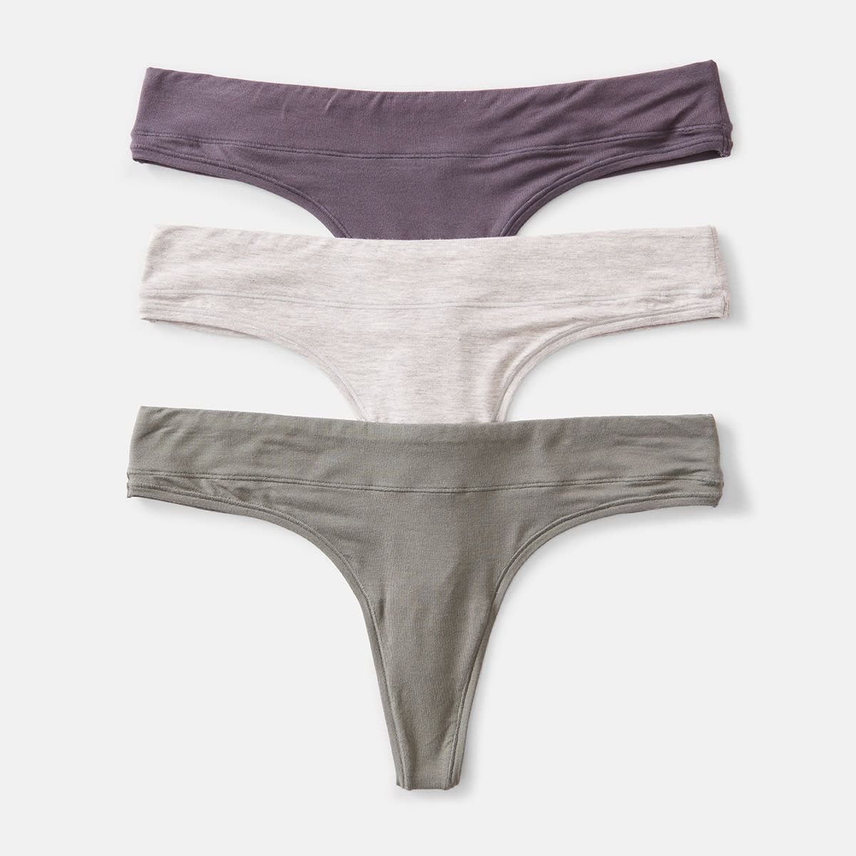 3 Pack Bamboo Blend G-String Briefs