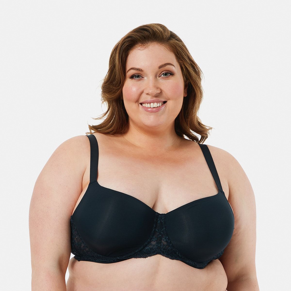 Full Figure Lace Wing T-Shirt Bra