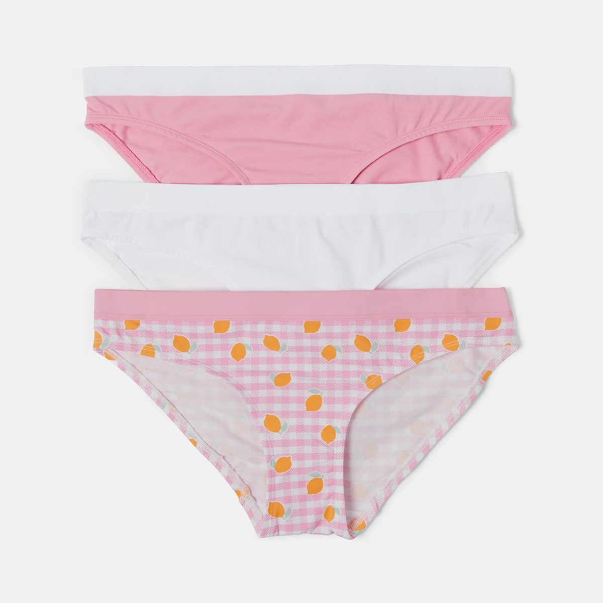 3 Pack Cotton Stretch Bikini Briefs