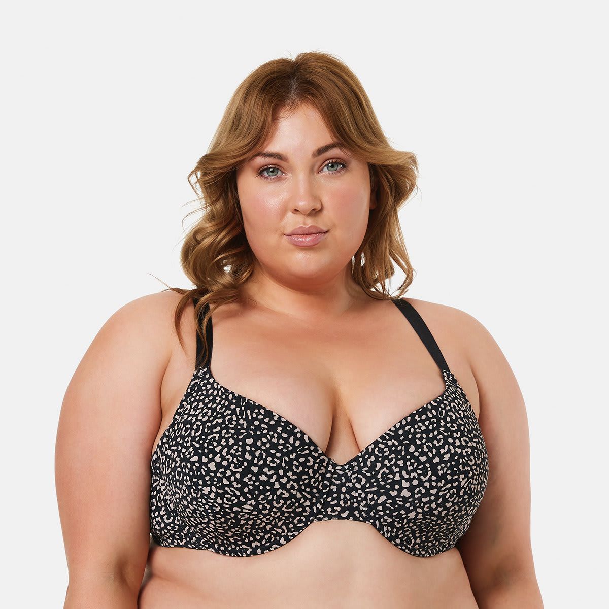 Full Figure Printed T-Shirt Bra