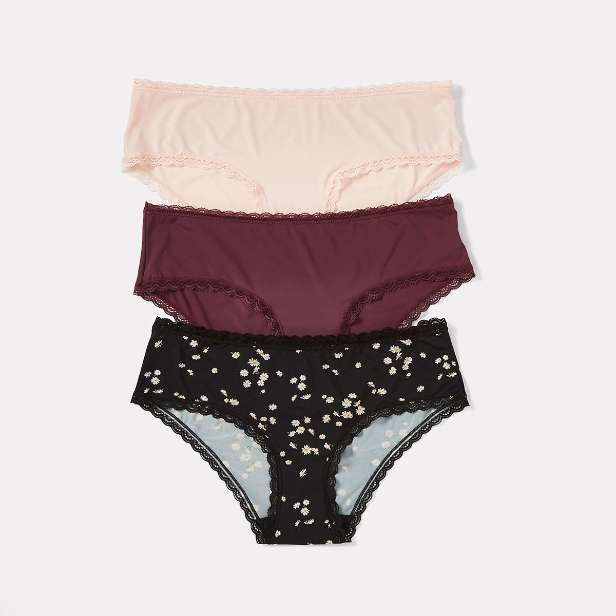 3 Pack Cheeky Boyleg Briefs