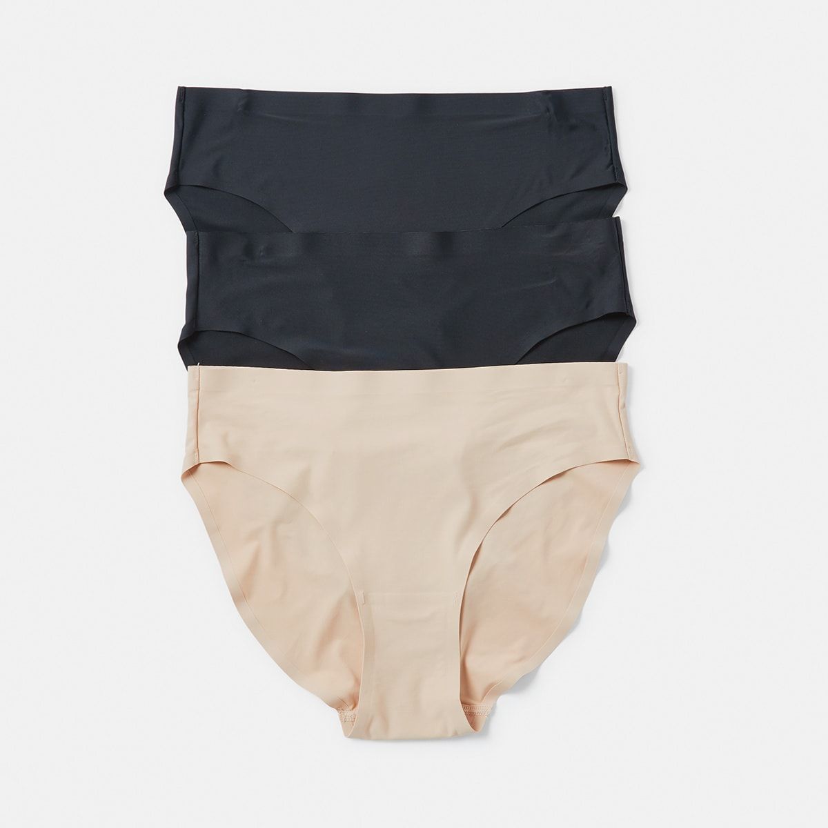 3 Pack Outta-Sight Hi-Cut Briefs