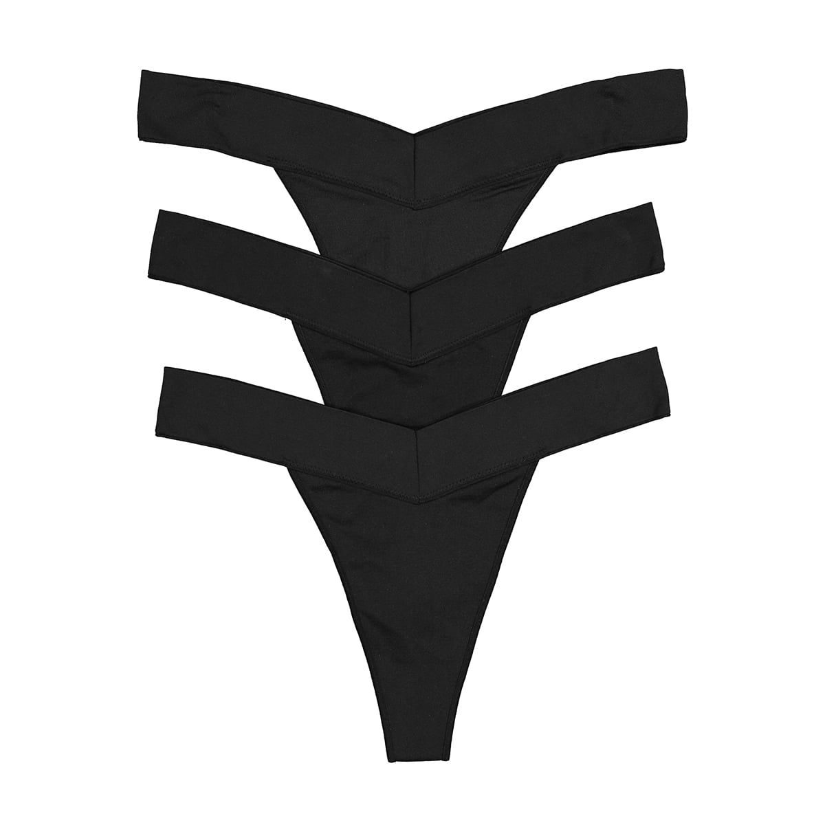3 Pack V-Front Seamfree G-string Briefs