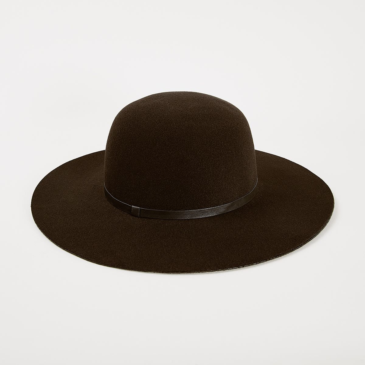 Felted Wide Brim Floppy Hat