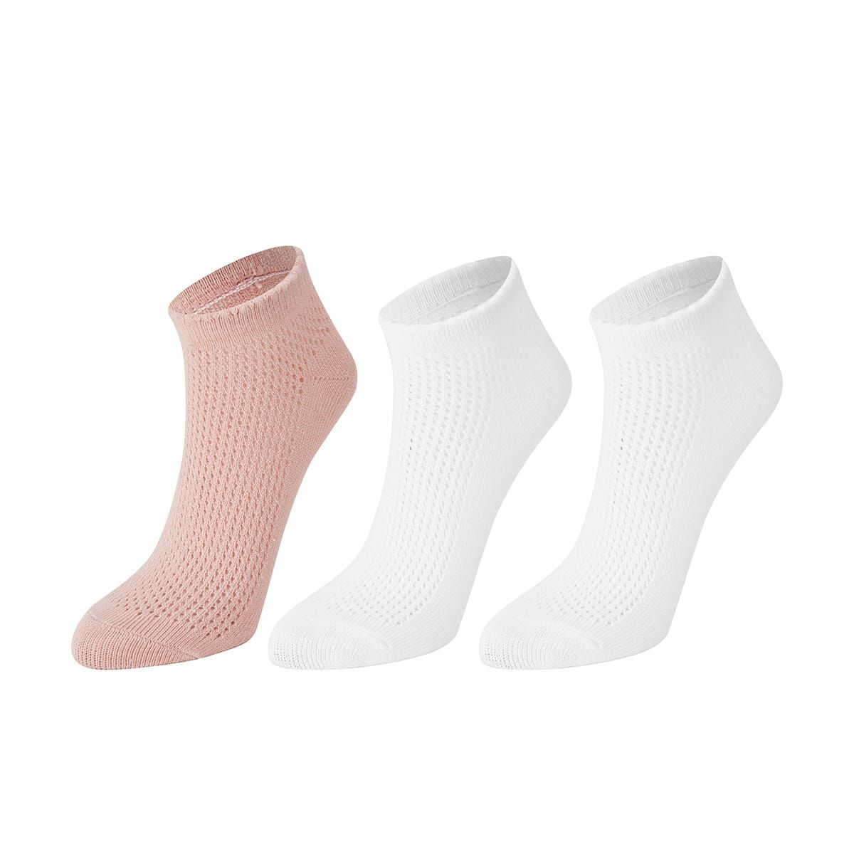 3 Pack Pointelle Socks