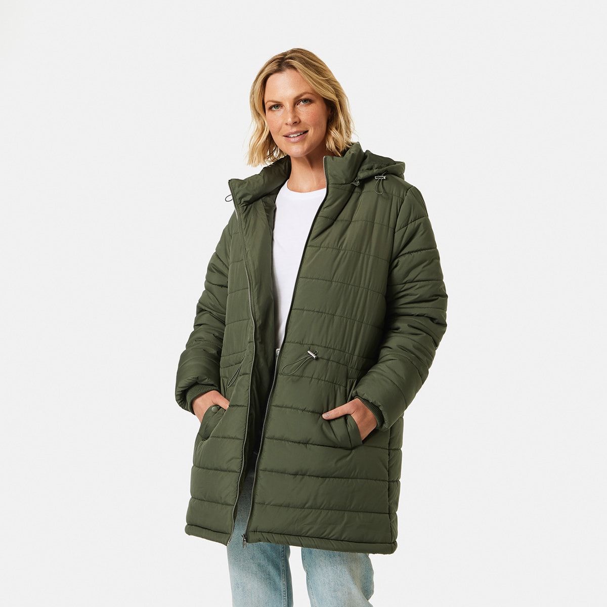 Mid Length Puffer Jacket