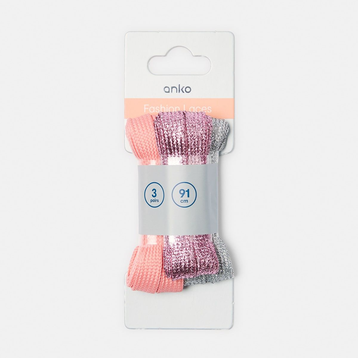 3 Pack Fashion Laces