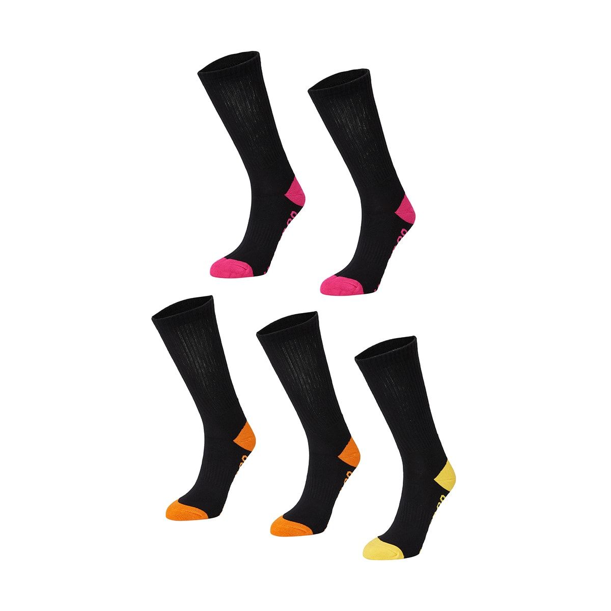 5 Pack Crew Jackeroo Industrial Socks