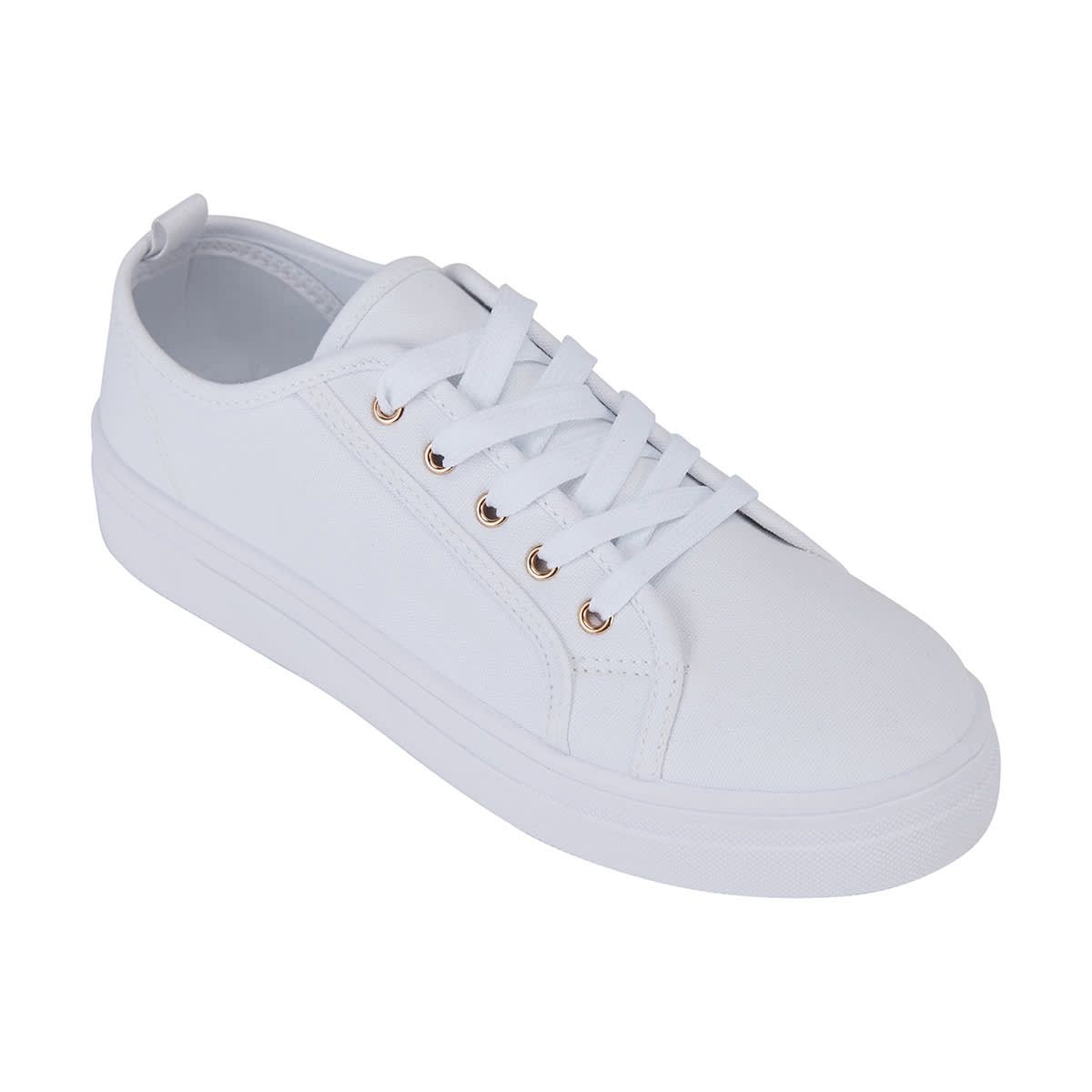 Canvas Flatform Sneakers
