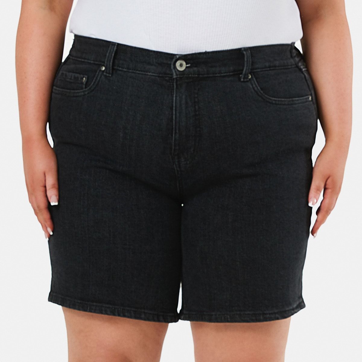 Curve Longline Denim Shorts