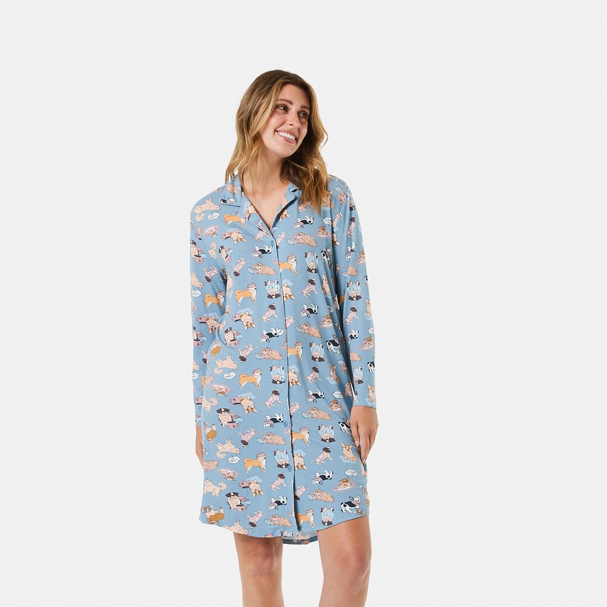 Slouchy Long Sleeve Nightie