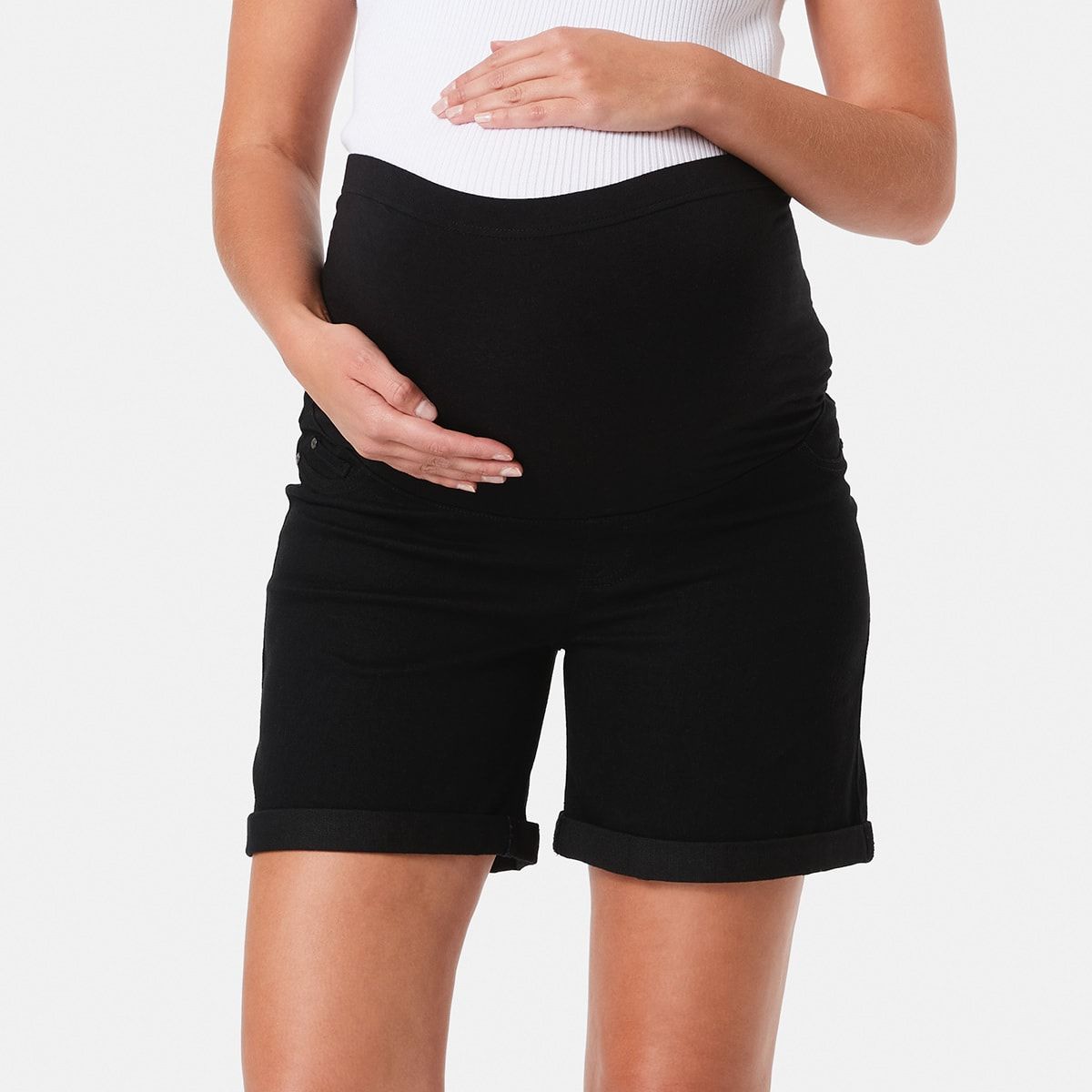 Maternity Denim Shorts