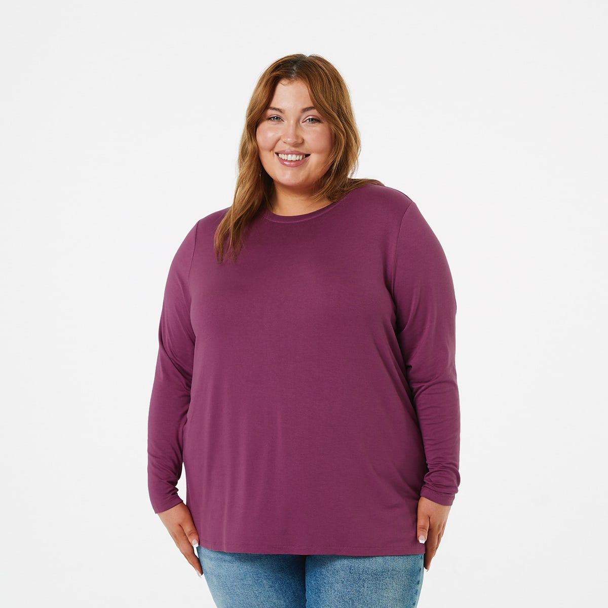 Curve Long Sleeve Swing Tunic