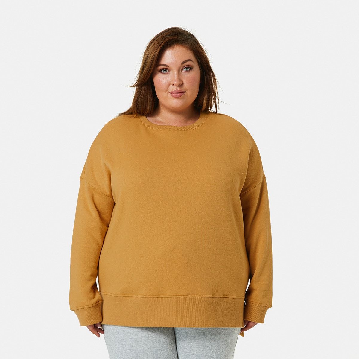 Curve Long Sleeve Boxy Sweatshirt